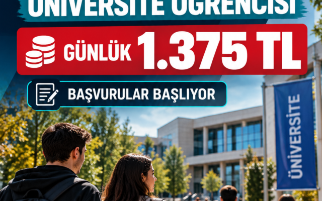 İŞKUR Gençlik Programı 2026 başvuruları, 150 bin üniversite öğrencisine günlük 1.375 TL destek